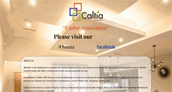Desktop Screenshot of caltiaconstruction.com